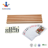 Table Playing Cards and Dominoes Holder Wooden Rack