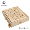 Education wooden game set balance ball game for kids Wooden labyrinth