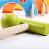 Animal Kawaii Wooden Croquet Set for Kids Mini Golf for Parent-Child Interaction Fun Play Indoor Outdoor Games for 6 7 8 9 Year