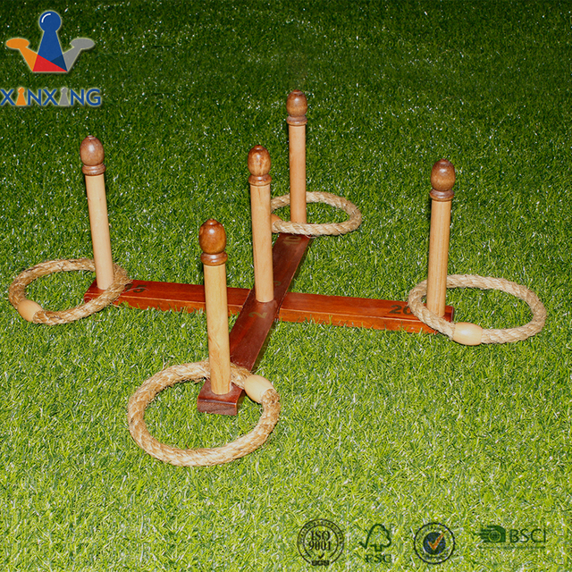 Wooden Ring Toss Games for Kids, Hand Held Fun Outdoor Games for Adults and Family, Carnival Games, Birthday Party Throwing Backyard and Lawn Games