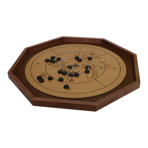 Wooden Carrom Board 26 x 26 Inch Strike and Pocket Game with Cue Sticks