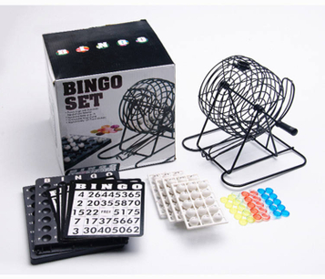 Bingo Set Includes Bingo Cage Master Board Mixed Cards 75 Calling Balls Colorful Chips Ideal Toy for And Kids Boys Girls..
