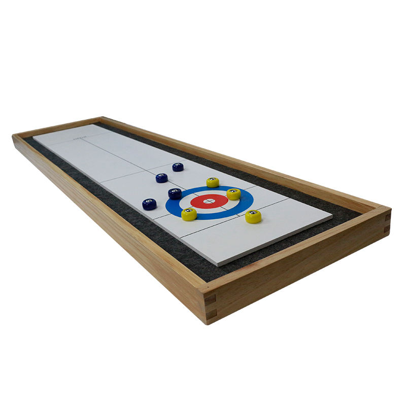 Shuffle Zone Play Carpet Indoor Outdoor Shuffleboard Game for Kids