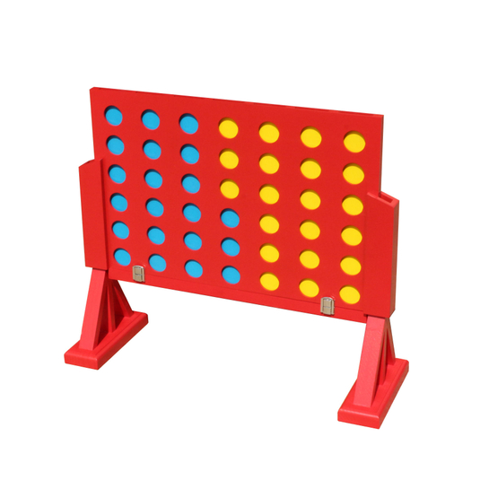  Giant Four in A Row Outdoor Lawn Game with Travel Bag for Backyard Camps for Age Range 5 To 7 Years.