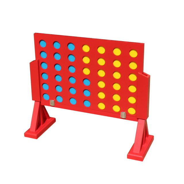 Giant Four in a Row Outdoor Lawn Game with Travel Bag for Backyard Camps for Age Range 5 to 7 Years.