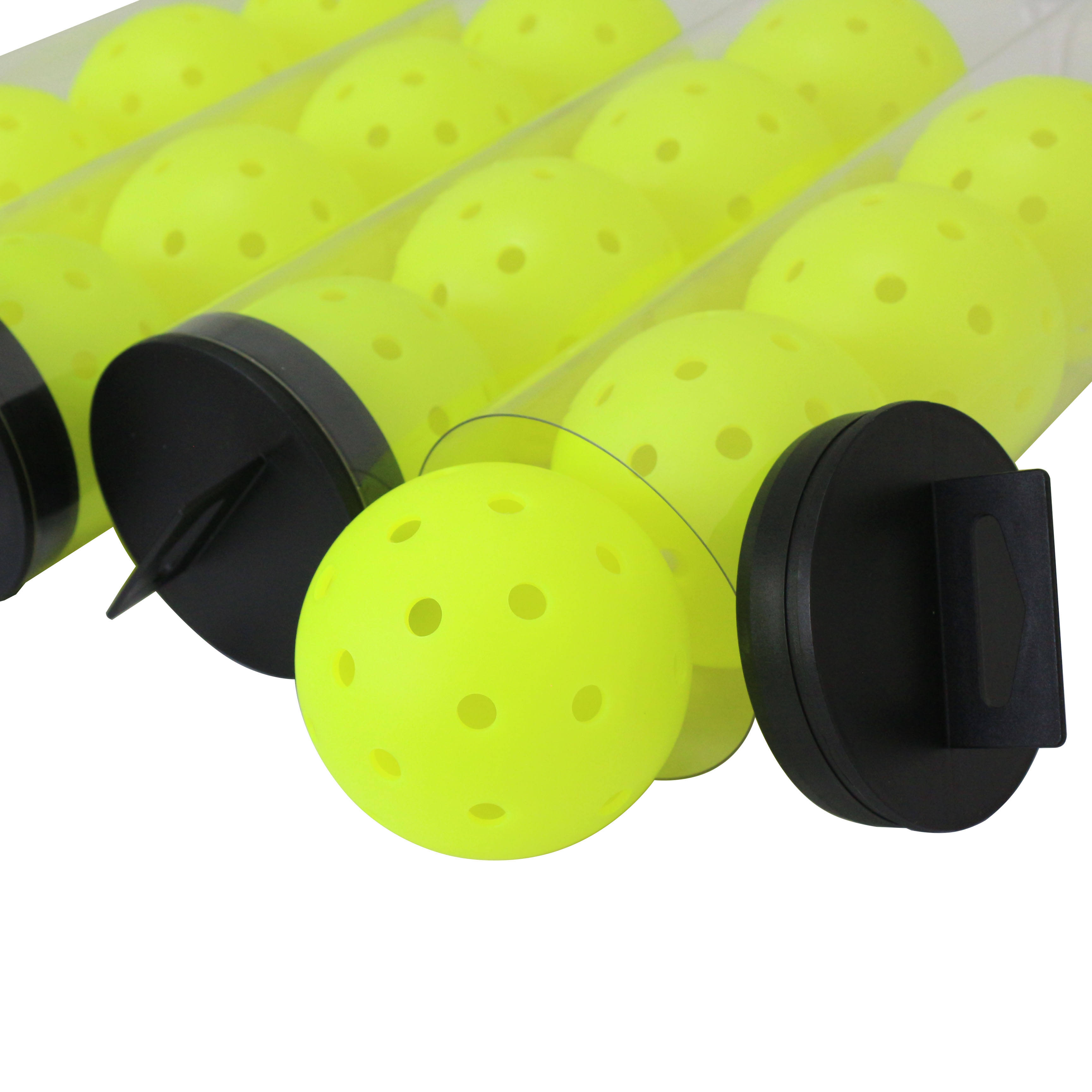 Injection Manufacture Pickleball Balls USAPA Approved Outdoor 40 Holes Pickle Balls