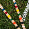 Six Player Croquet Set with Wooden Mallets Colored Balls for Lawn, Backyard and Park, 28 Inch