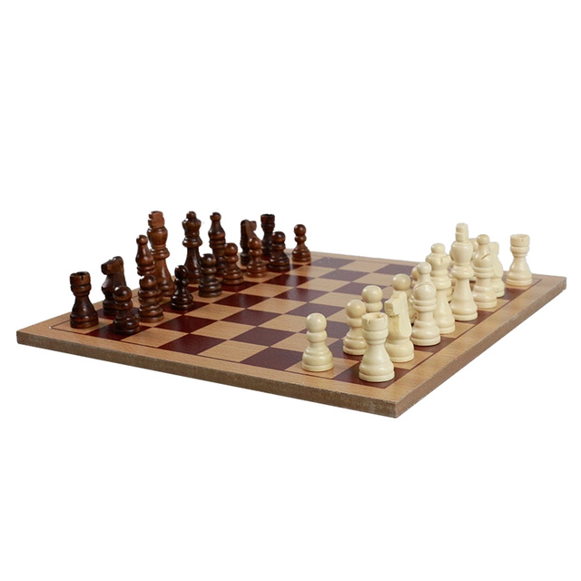 2 in 1 Wooden Board Games Chess Set for Adults And Kids for Party Family