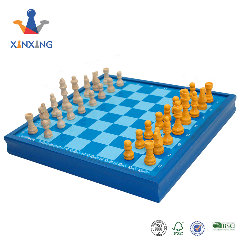 wooden box chess set