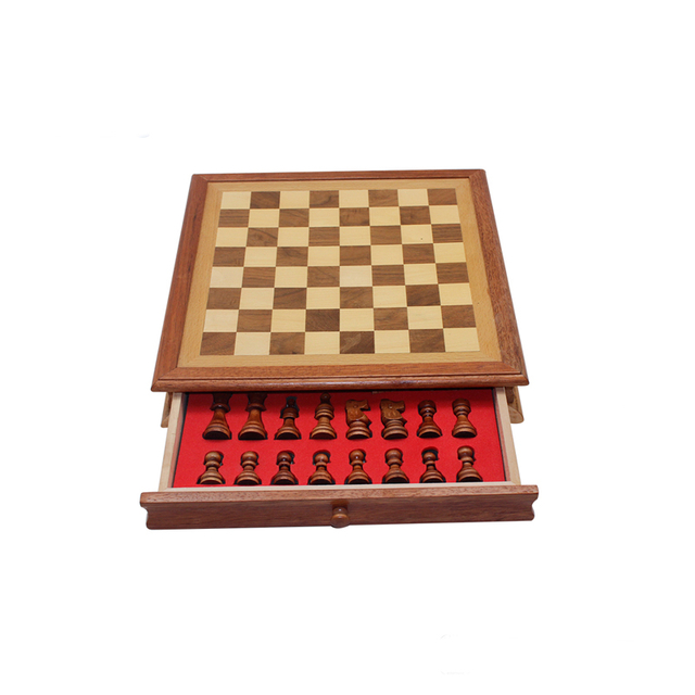 Professional Wooden Chess Set Board Chess Pieces in A Box Chess Set for Adults And Kids