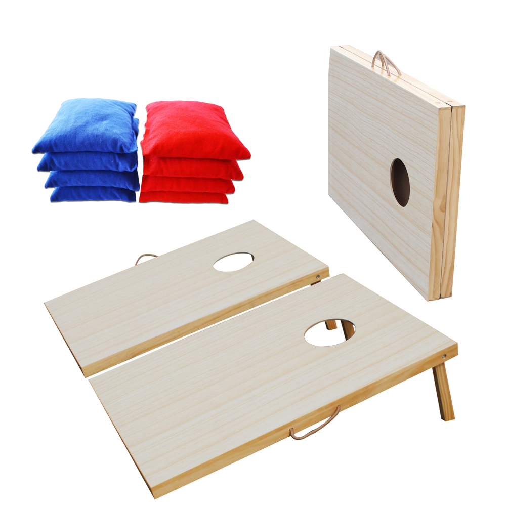 New Wooden Sandbag Board Outdoor Parent-child Interactive Toy Sandbag Throwing Board Wooden Cornhole Game Sandbag Board